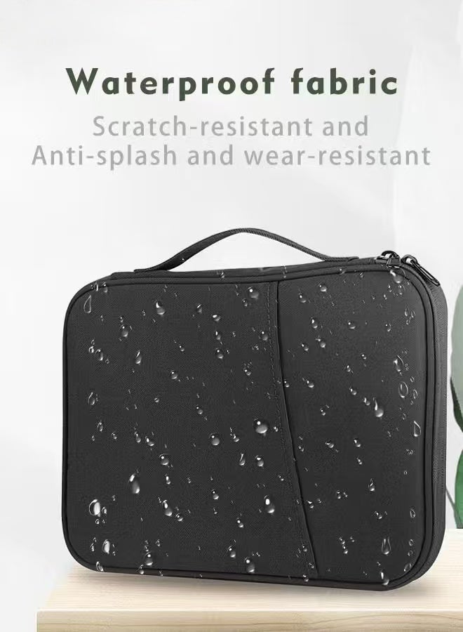 Nadrab 12.9 Inch Top Loader Tablet Sleeve Bag, Waterproof Protective Bag Handle Carrying Case, Compatible with iPad Air 13 inch(M3/M2) 2025/2024 iPad Pro 13 inch 2024, S10+ 12.4 inch 2024/iPad Pro 12.9 M2 2022/2021/2020 Surface Laptop Go 12.4" Galaxy Tab S7+S8+/S9+/S9FE+ 12.4" 2022/2023 - Image 3